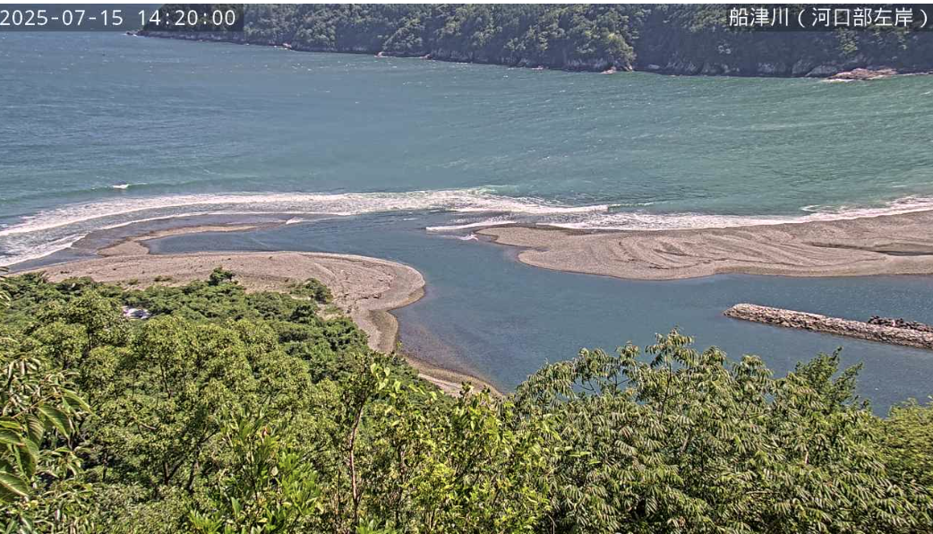 銚子川河口左岸